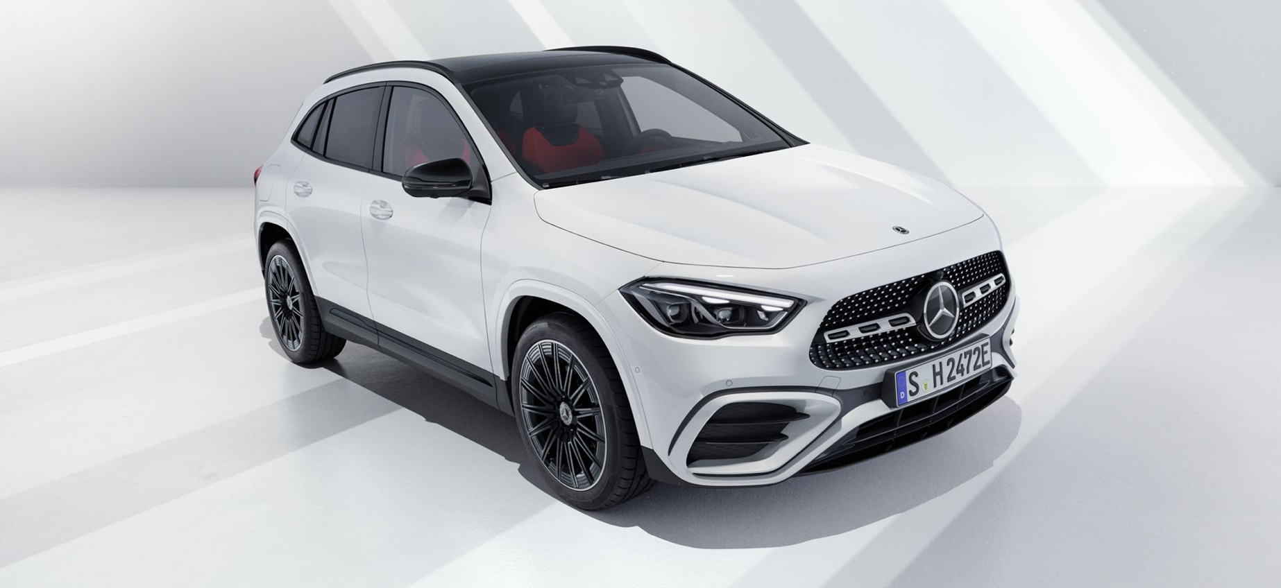 Merced benz gla 250 e blanco del modelo de renting flexible y sin entrada de mobility centro suscripciones
