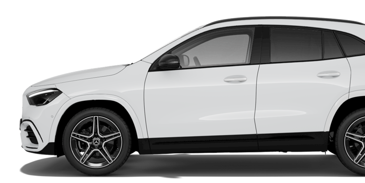 Mercedes Benz GLA 200d blanco disponible en el renting sin entrada de mobility centro suscripciones