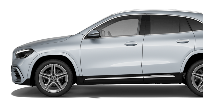 Mercedes Benz GLA 200d gris claro disponible en el renting sin entrada de mobility centro suscripciones