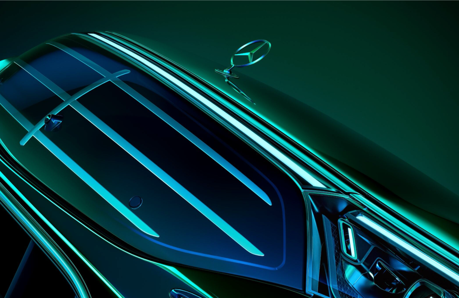 imagen que muestra el frente de un coche mercedes benz disponible para alquilar en el servicio mobility centro rent a car